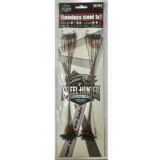 Набір повідців "Steel Hunter" Steinless steel 15 см 5 кг (50 шт/уп)