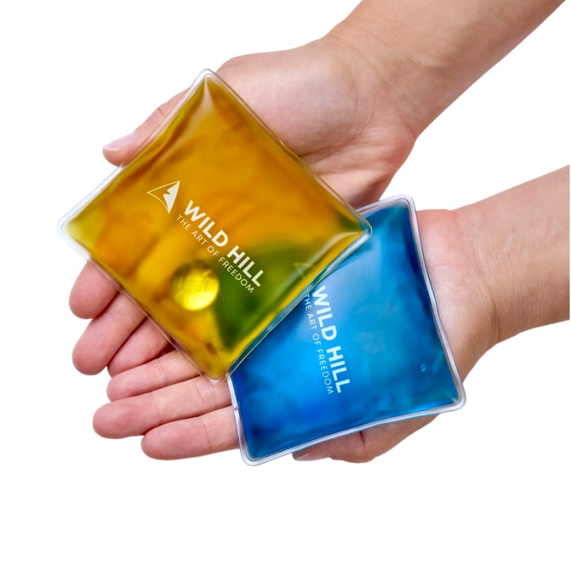 Грілка для рук Wild Hill reusable hand warmer L (9*9см. Х 2шт.) жовто-блакитний