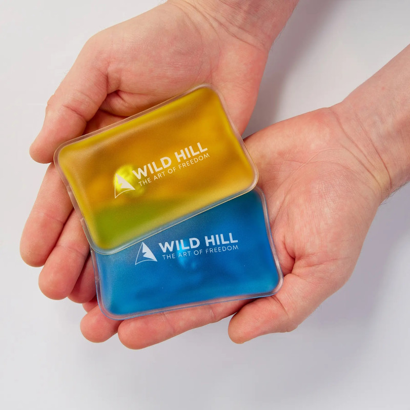 Грілка для рук Wild Hill reusable hand warmer M (10*6.5см. Х 2шт.) жовто-блакитний