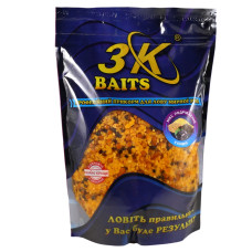 3Kbaits Подрібнений Зерновий МІКС (слива) 1000г. (7шт/ящ)