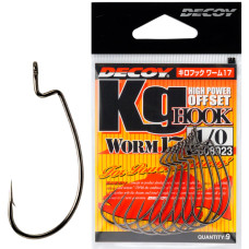 Гачок Decoy Worm17 Kg Hook 3/0, 7 шт/уп.