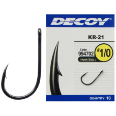 Гачок Decoy KR-21 Black Nickeled 05, 12 шт/уп
