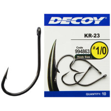 Гачок Decoy KR-23 Black Nickeled 05, 12 шт/уп