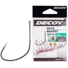 Гачок Decoy KR-33 Maggot 08, 14 шт/уп