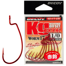 Гачок Decoy Worm17R Kg Hook 4/0, 5 шт/уп.