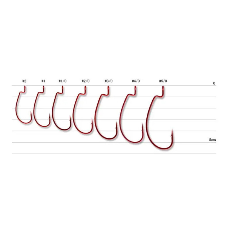 Гачок Decoy Worm17R Kg Hook 01, 7 шт/уп.