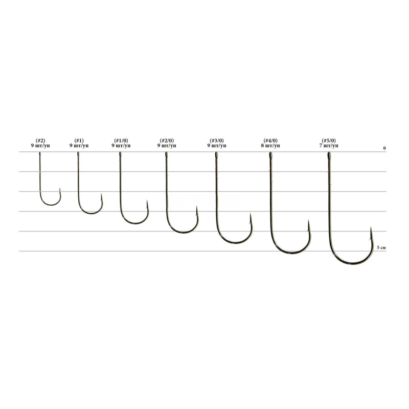 Гачок Decoy Worm4 Strong Wire #3/0 (9 шт/уп)