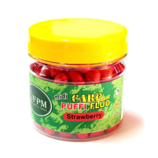 Fluo Carp Puffi midi Strawberry 25gr & Полуниця