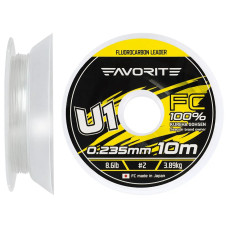 Флюорокарбон Favorite U1 FC 10m #2.0/0.235mm 8.6lb/3.89kg