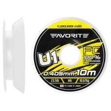 Флюорокарбон Favorite U1 FC 10m #6.0/0.405mm 23.5lb/10.67kg