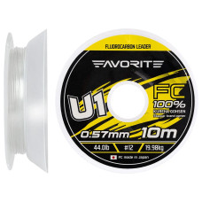 Флюорокарбон Favorite U1 FC 10m #12/0.57mm 44.0lb/19.98kg