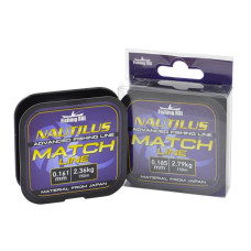 Леска Fishing ROI Nautilus Match Line 0.203mm 150m 3.4kg  (уп.10шт.)(М152)