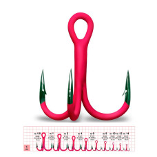 Gurza ROUND TREBLE ST-36 UV RED # 10 25 шт.