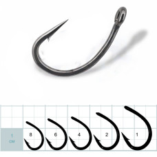 Гачок Gurza Tsuyoshi Brazed Eye # 4 BC (Ø 1,07 мм) 7 шт. х 10