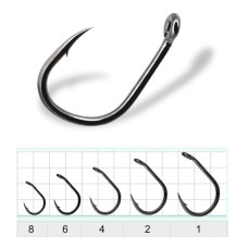 Гачок Gurza Aya Brazed Eye # 6 BC (Ø 0,86 мм) 8 шт. х 10