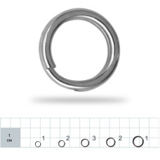 Gurza Split Ring L BN # 4 (діам. 5,0 мм, тест 8 кг) 10 шт. x 10