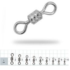 Gurza Rolling Ribbed Swivel BN # 10 10 шт. x 10