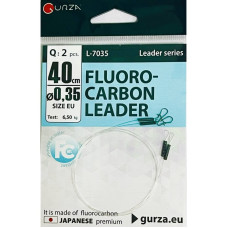 Gurza FLUOROCARBON LEADER 250мм/0,50Ø 2шт. х 5 (Test 12,2kg)