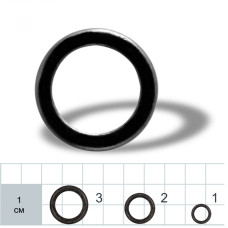 Gurza Solid Rig Rings BK # 5 (діам. 3,1 мм) 10 шт. x 10