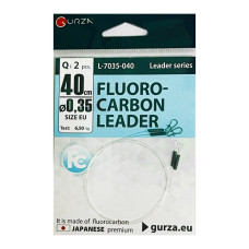 Gurza FLUOROCARBON LEADER 300мм/0,45Ø 2шт. х 5 (Test 9,6kg)