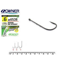 56538-№10 Гачок "OWNER" (JAPAN) Worm BH-Sproat