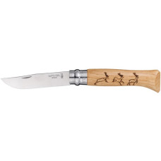 Ніж Opinel №8 VRI "Олень", дуб (002332)