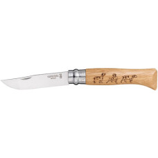 Ніж Opinel №8 VRI "Собака", дуб (002335)