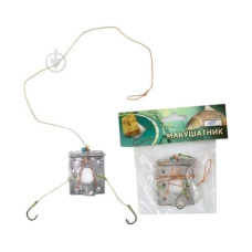 Carp fishing Макушатник оснащений (свинець) квадрат, (10шт/уп), 40г