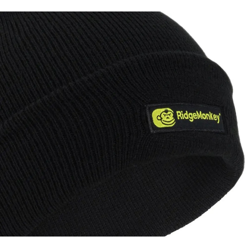 Шапка RidgeMonkey Bobble Beanie Hat Black