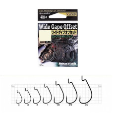 Гачок SASAME Wide Gape Ofset (NS) №1 10ROC (18 шт/уп)
