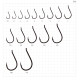 Гачок SASAME CHINU RINGED BN F-724 #4/0 (6шт.)