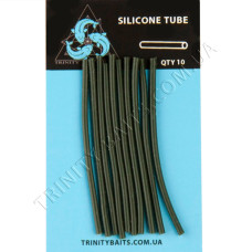 TB Silicon tube 0,5*1,5*50 (силіконова трубка для волосяної оснастки) зелена 10 шт