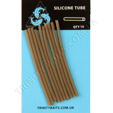 TB Silicon tube 0,5*1,5*50 (силіконова трубка для волосяної оснастки) коричнева 10 шт