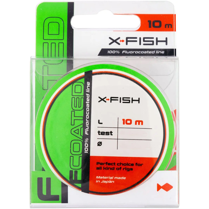 Флюорокарбон X-Fish FCoated 10m 0.14mm 2,3kg