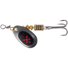 Блешня X-Fish Dark Side №1 2.5g Nikel black orange
