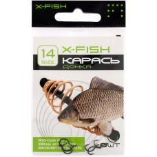 Гачок X-Fish Карась (донка) #14 (8 шт/уп)