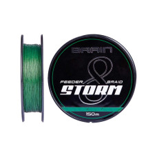 Шнур Brain Storm 8X (green) 150m 0.12mm 16lb/7.4kg