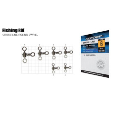 Вертлюг потрійний Fishing ROI №3  (М707)