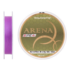 Шнур Favorite Arena PE 4x 150m (purple) #0.175/0.071mm 3.5lb/1.4kg