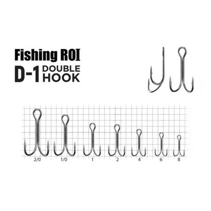 Двійник Fishing ROI Double Hook D-1 BC #4 (уп.5шт)