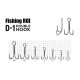 Двійник Fishing ROI Double Hook D-1 BC #4 (уп.5шт)