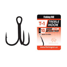 Трійник Fishing ROI Treble Hook T-1 BC #2 (уп.5шт)