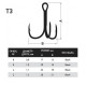 Трійник Fishing ROI Treble Hook T-3 BC #4 (уп.5шт)