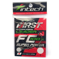 Повідець флюорокарбоновий Intech FC First Leader 25 cm 2 шт (0.45 mm/8,00 kg)