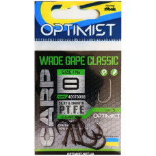 Гачок Optimist Carp Wade gape classic Teflon BN №8