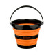 Відро Forrest Folding bucket (силіконове складне) помаранчевий 5л.