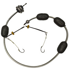 "Silver Carp Rigs" Снасть на товстолоба Придонна 2 гачки