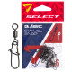 Вертлюжок з застібкою Select Basic Swivel Snap #6 (9 шт/уп)