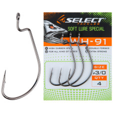 Гачок Select (офсет) WH-91 #4/0 (4 шт/уп)