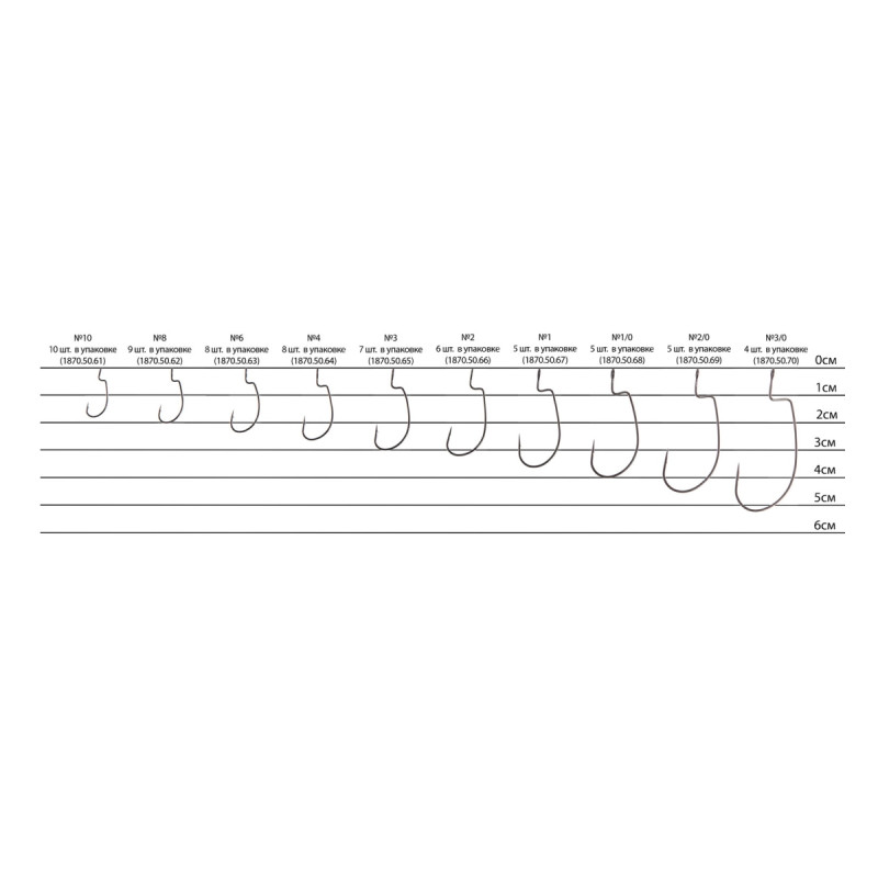 Гачок Select (офсет) WH-190 #4 (8шт/уп)